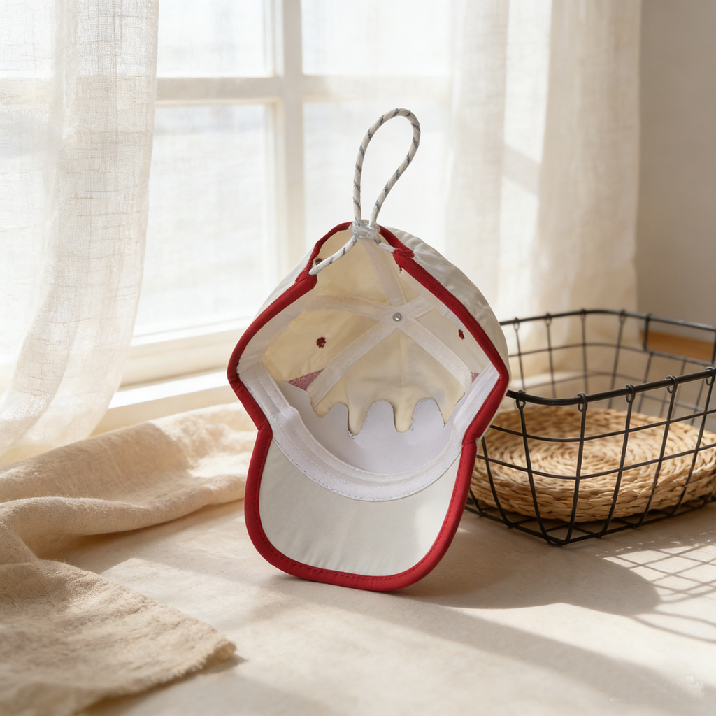 Coupe à tendance réglable en trois dimensions brodée multicolore pour enfants