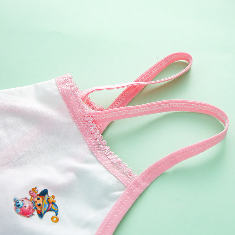 Élèves de l'école primaire Période de développement Filles Bra Sports Sous-vêtements pour enfants