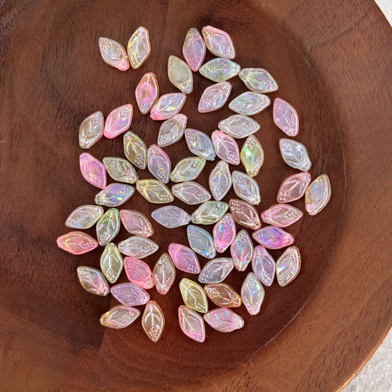 Perles lisses en acrylique bitones foncées
