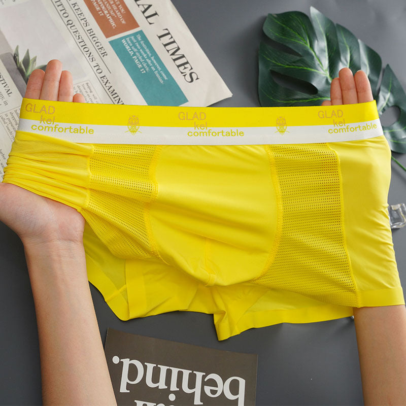 Thin Ice Silk Mesh Breathable Seamless Shorts