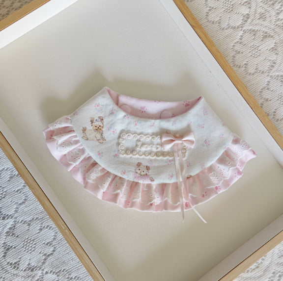 Écharpe en dentelle mignonne avec une décoration Bow