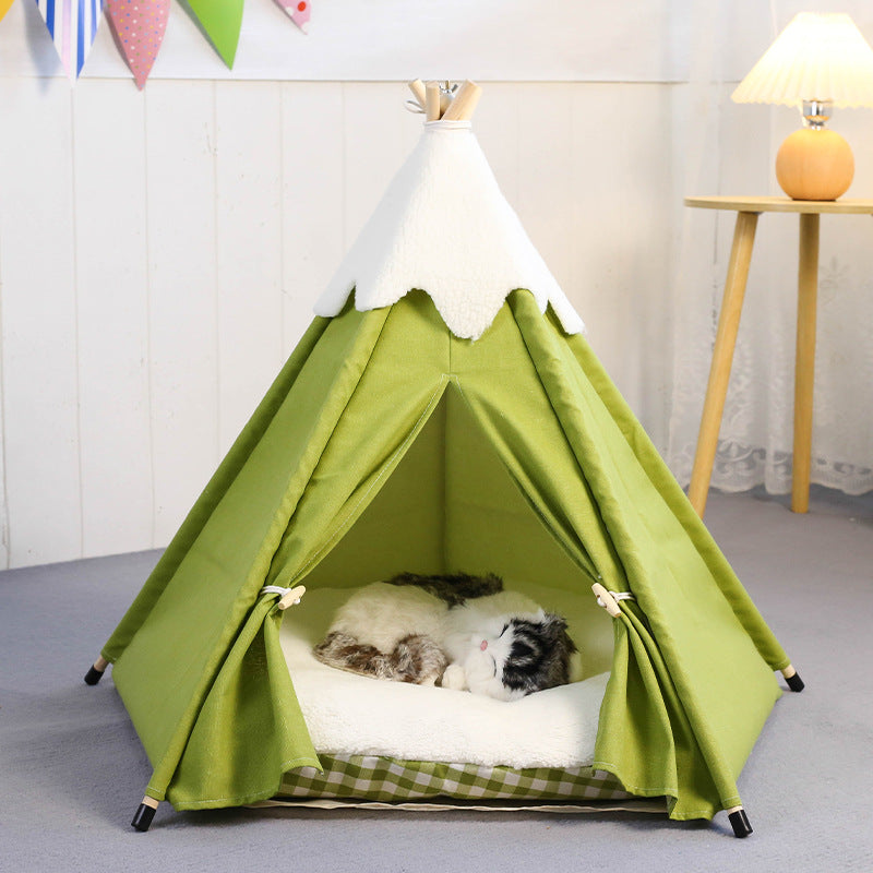 Tente de chat de chat amovible et lavable petite et moyenne taille