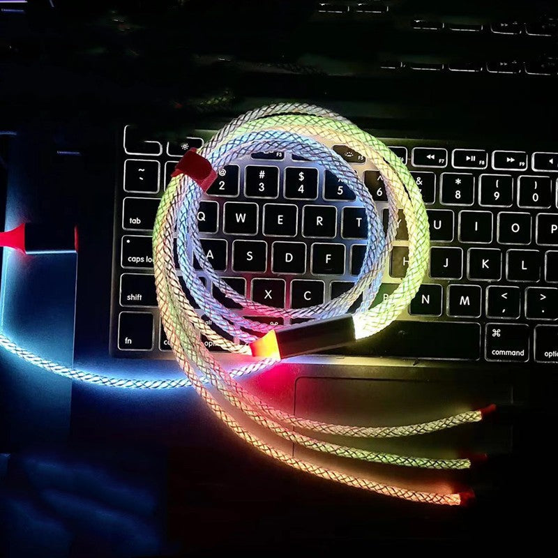 Ligne de charge progressive de Streamer coloré