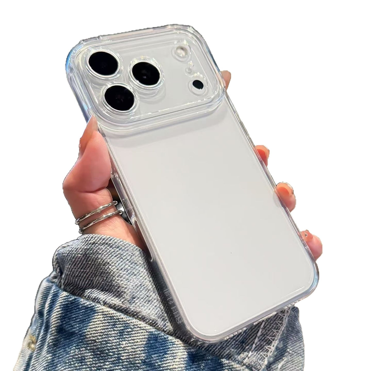 17air Transparent Space Shell Minimalist Soft Phone Case
