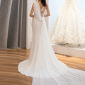 Rêve mi-saison Voir-à travers Super Fée Robe de Mariage Lumière