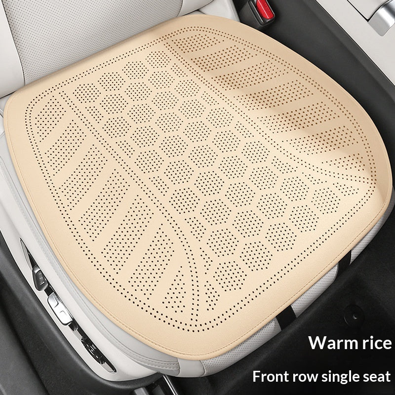 Coussin universel de quatre-saisons ultra-mince Suede-Look à trois pièces de siège de voiture
