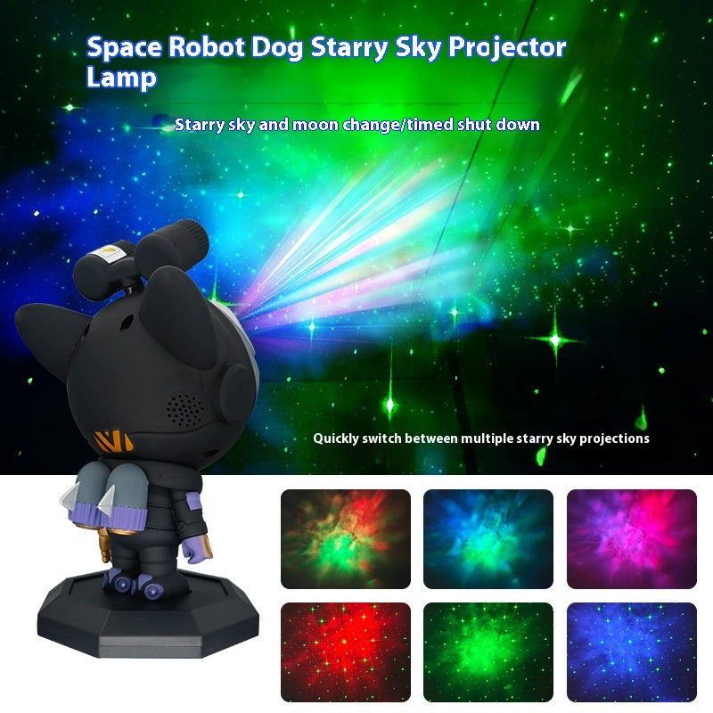Cosmo Dog Starry Sky Projection Lampe USB Starry Ambiance Light