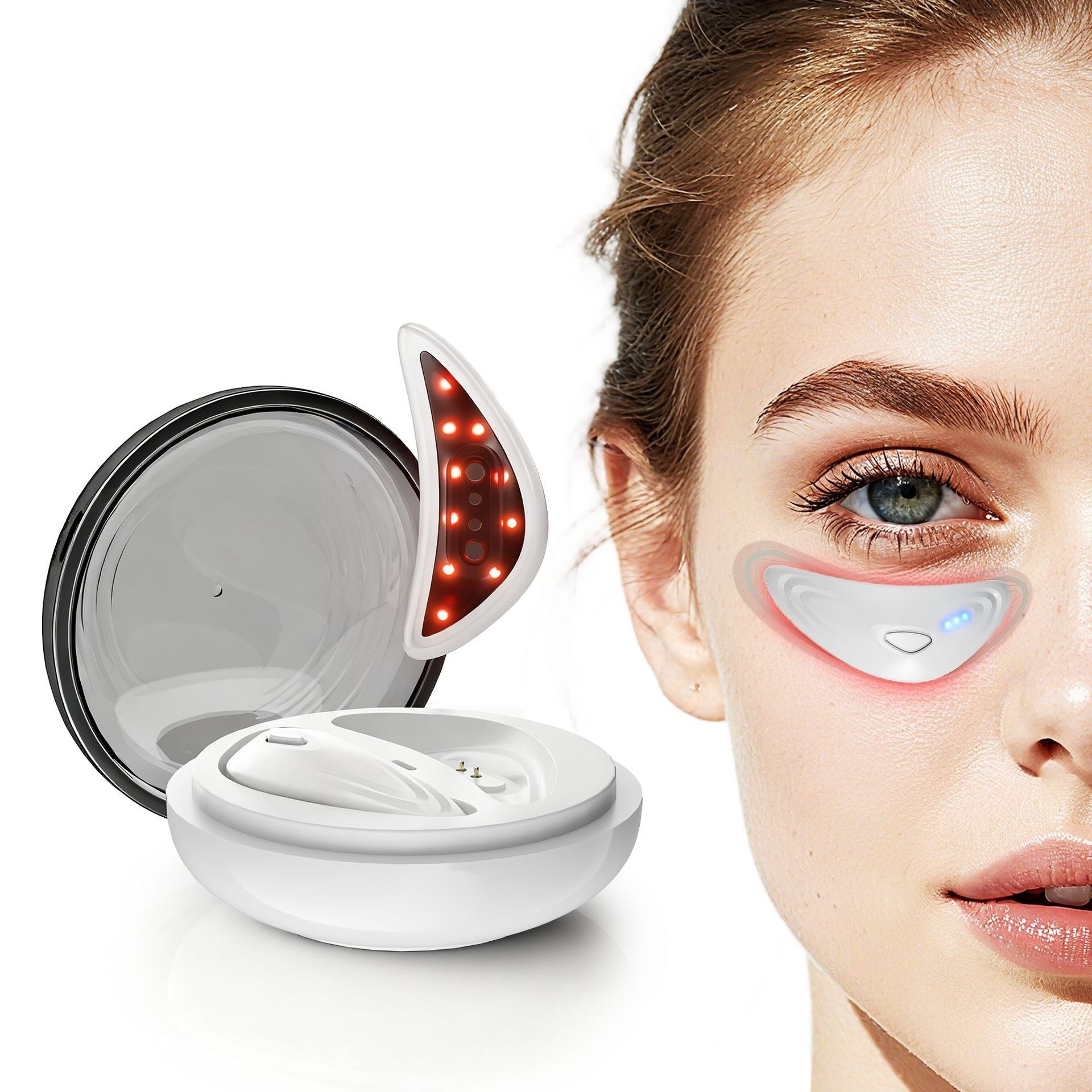 Red Light Eye Beauty Device for Reduce Dark Circles and Puffiness Eye Massager