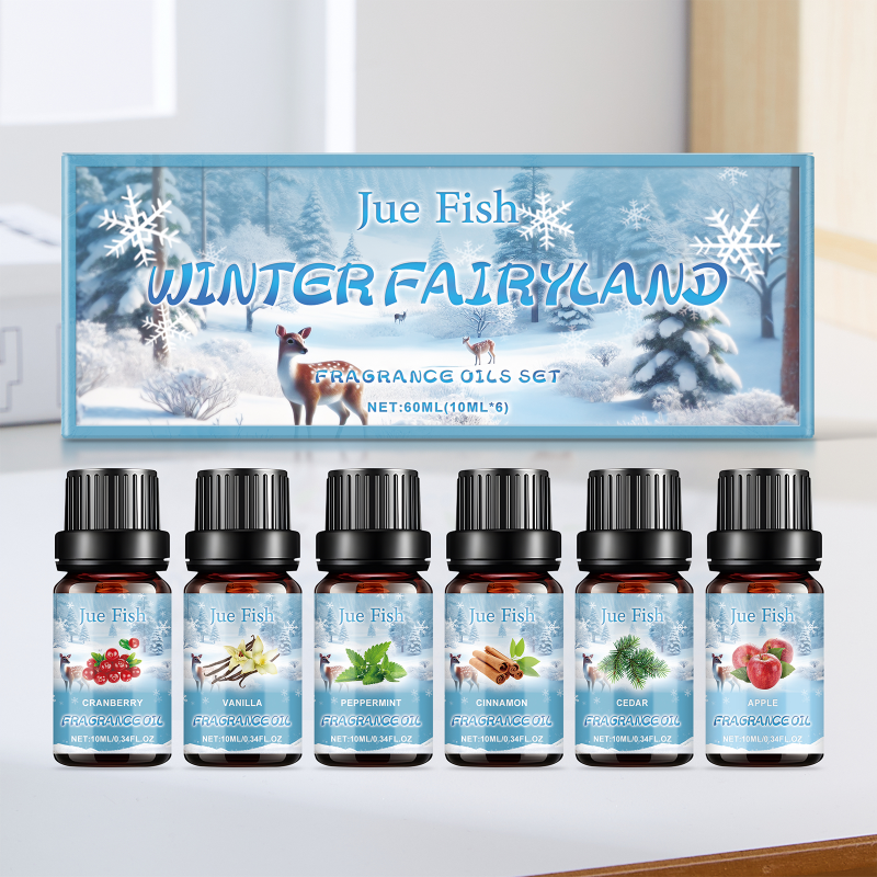 Ensemble d'huile d'aromathérapie d'hiver 60ml1box