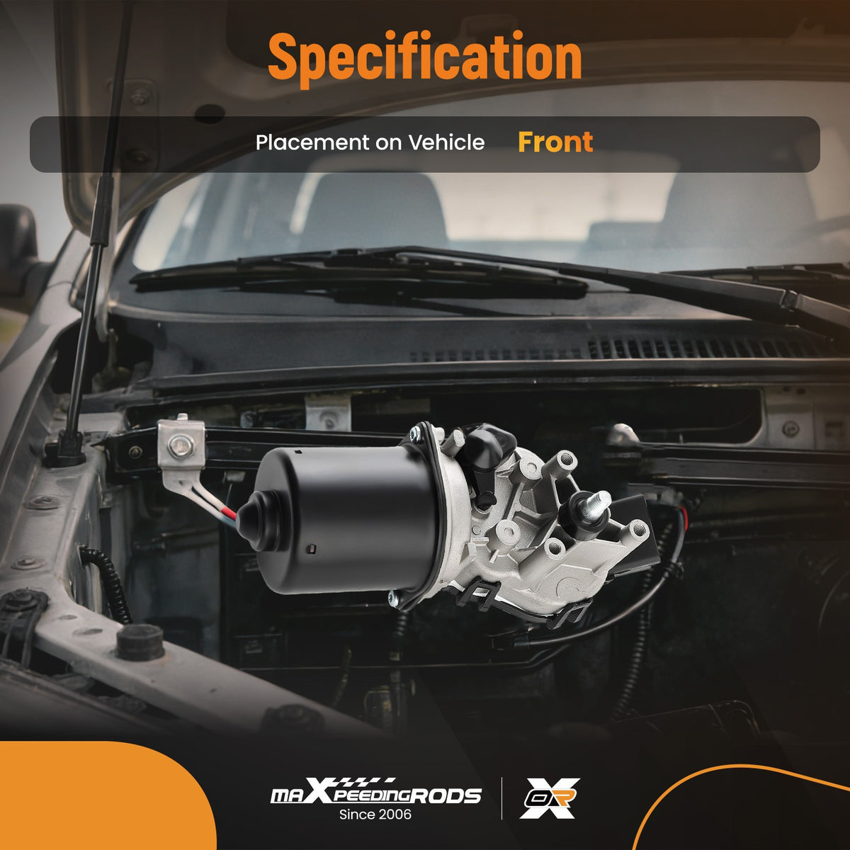 Moteur à pare-brise avant pour DACIA SANDERO 2013-22 288006475R 12V