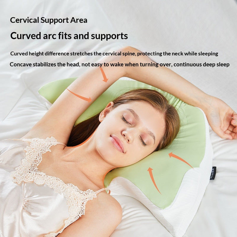 Memory Foam Neck Support Oreiller avec un design respirant pour un meilleur sommeil et un retour lent M