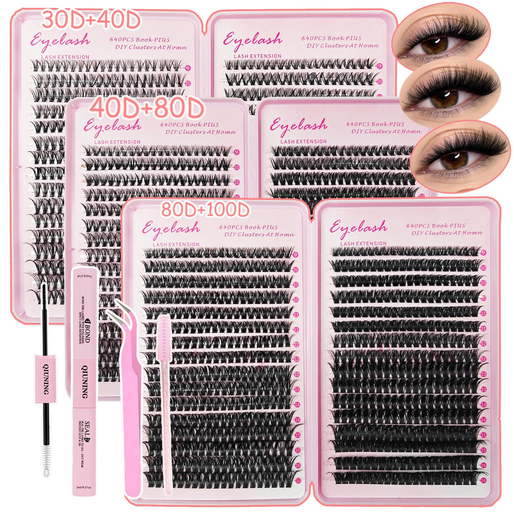 Faux jeu de cils Grande capacité Livre deash Assortiment mixte
