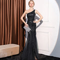 Femmes haut de gamme Lux Elegant Socialite Dîner Party Sexy Long Slimming Dres