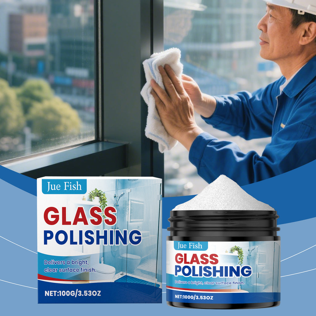 Jue Fish Glass Polisher Daily Shine et transparence pour Windows Multi-Purpose Home And Co