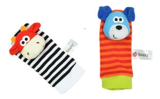 Chaussettes croustillantes en peluche d'animaux