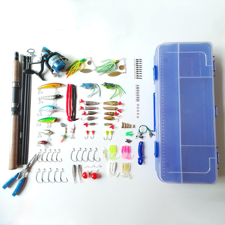 Ensemble portable Lure Rod Fishing Lure Box