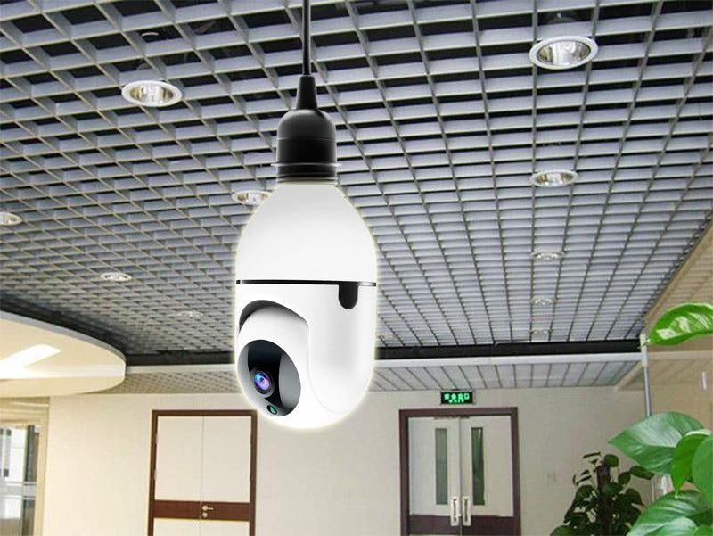 Ampoule Shaking Head Machine Yilot APP Caméra sans fil WIFI Surveillance de sécurité à la maison