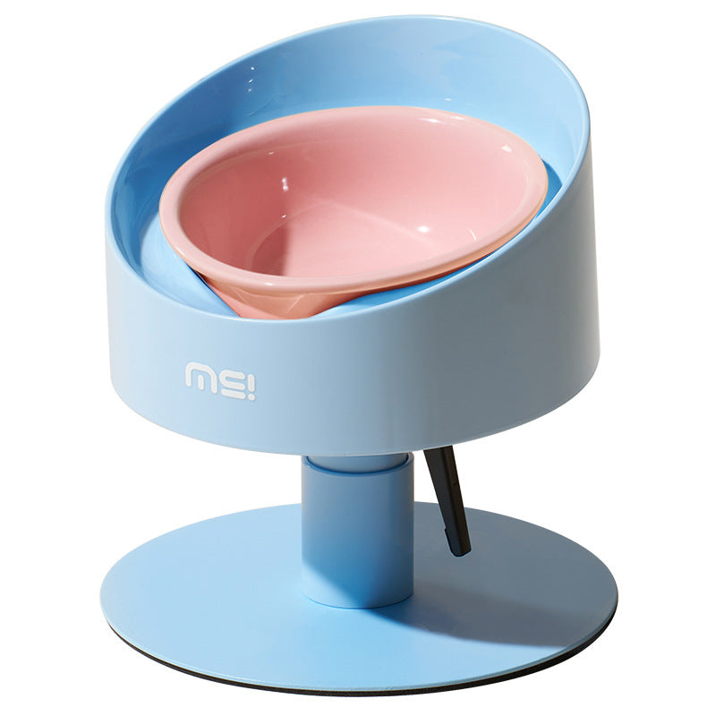 Mochi Sunflower Cat Bowl Ceramic Neck-Support réglable pour les animaux de compagnie