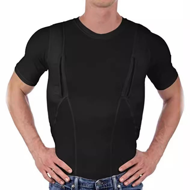European And American Summer Popular Clothing Independent Station Holster Hidden Short-Sle