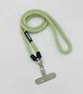 Lanyard de téléphone décoratif tressé fluorescent amovible