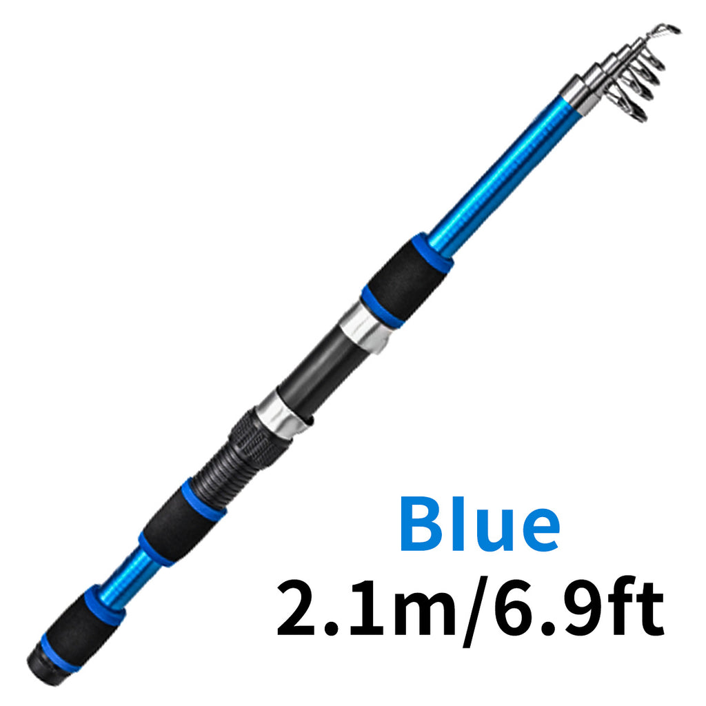 Tige télescopique de lure pour enfants Section courte en verre Acier Pack dur Snakehead Rod Lancer 18