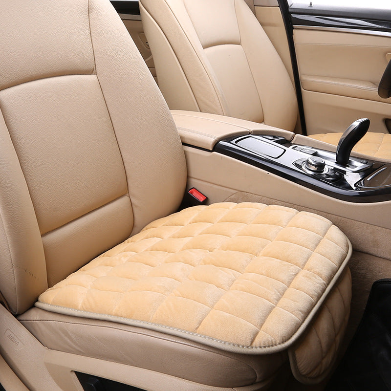 Coussin en peluche de voiture Ensemble en trois parties sans attache Non-dérapant sans dossier