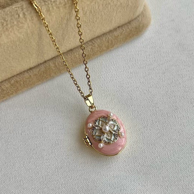 Personnalité Tendance Retro Collier peint Pendentif