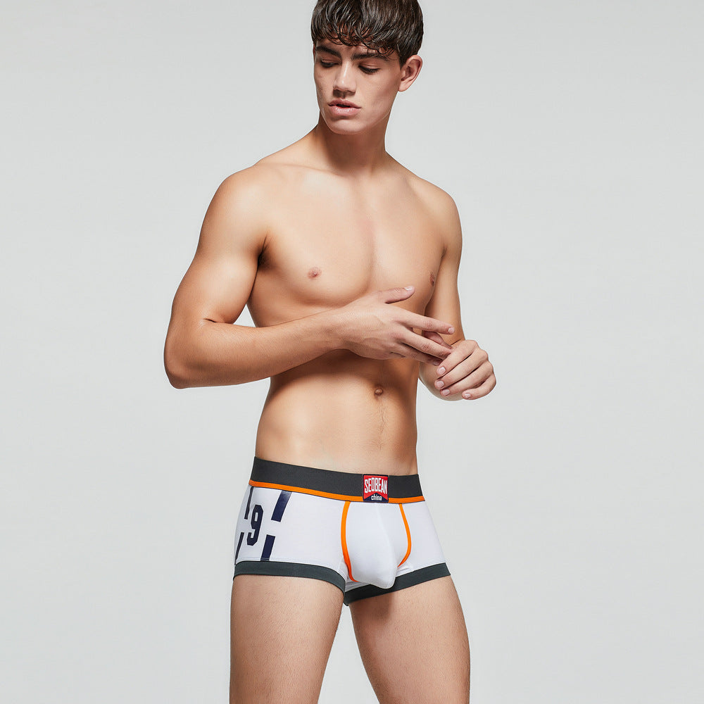 Sous-vêtements en coton respirant taille basse pour hommes