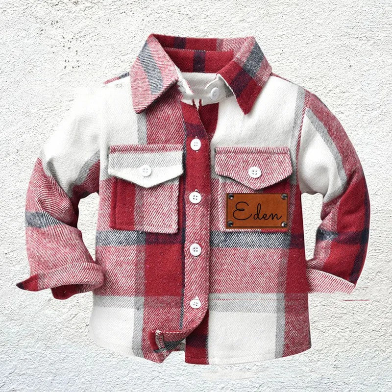 Chemise à carreaux pour enfants