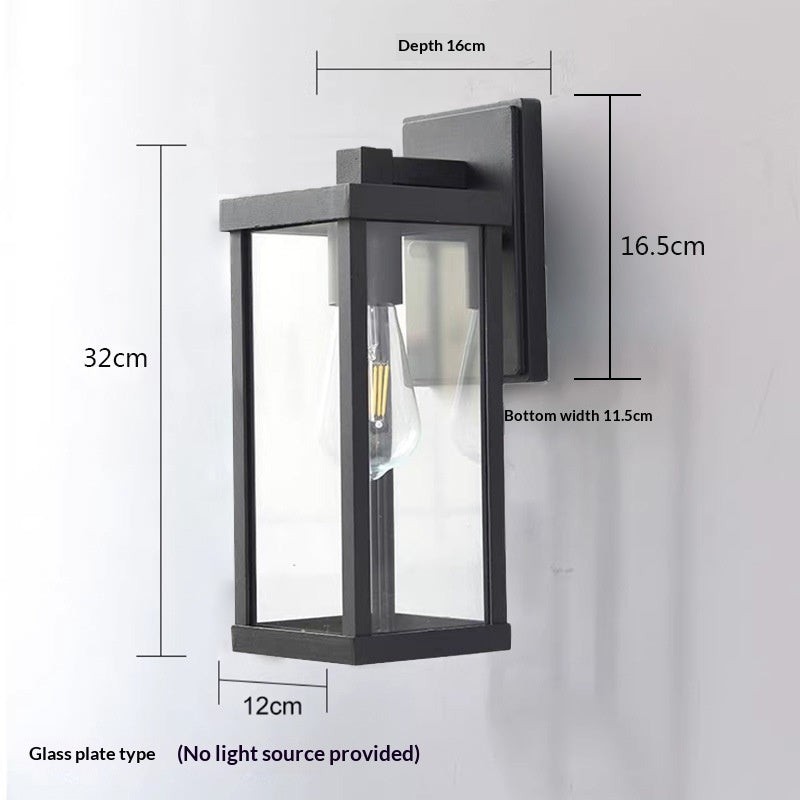 Lampe murale extérieure étanche américaine simple