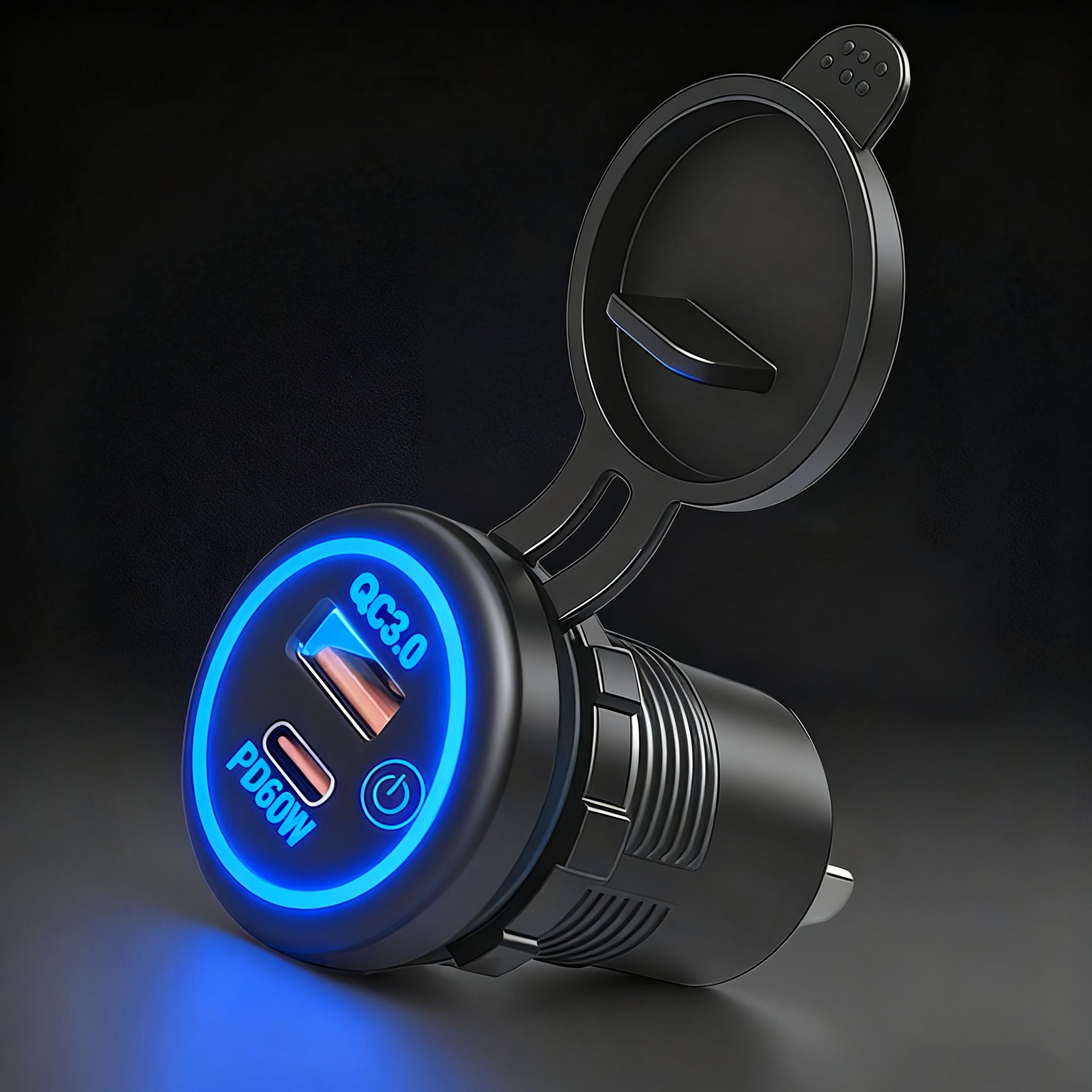 Le chargeur de téléphone portable 60W pour les automobiles