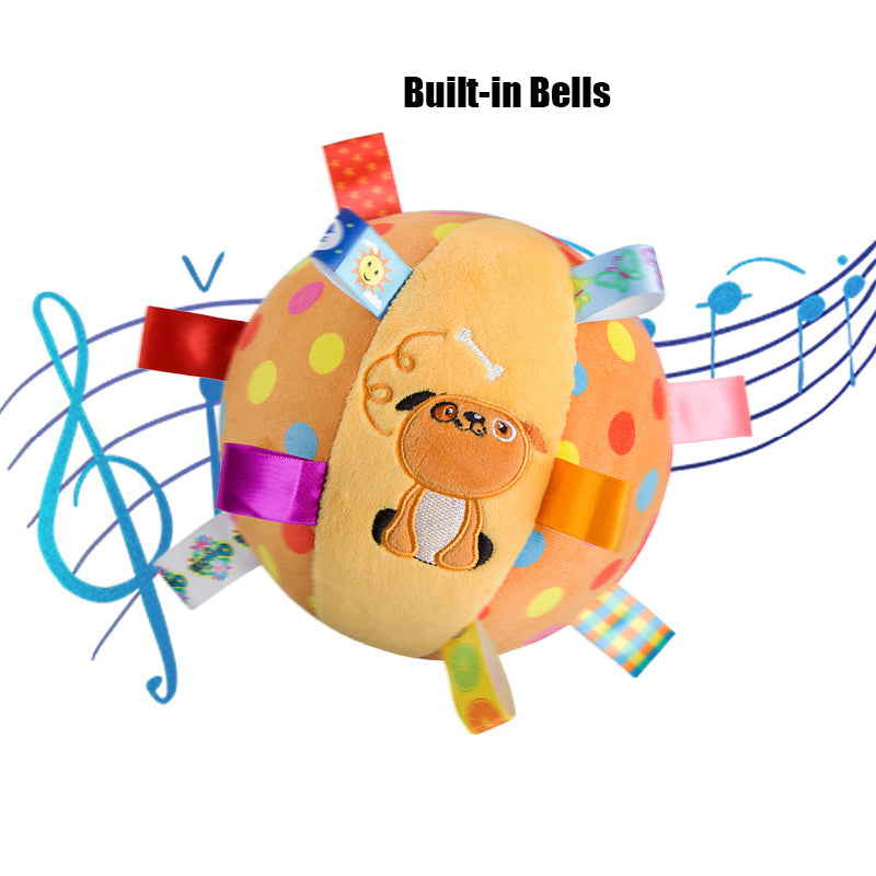 Balle son de chien en peluche
