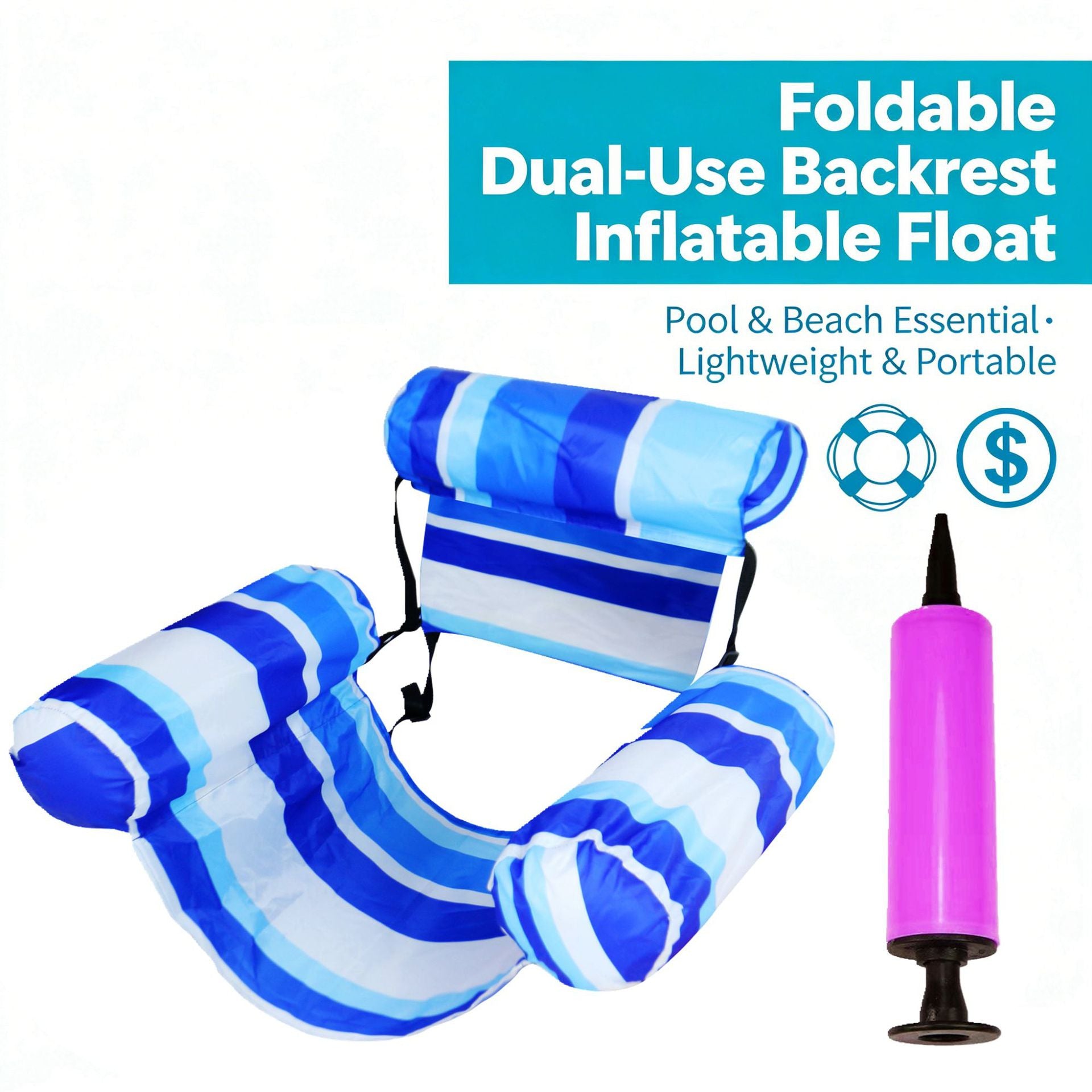 Siège gonflable à eau Lit flottant