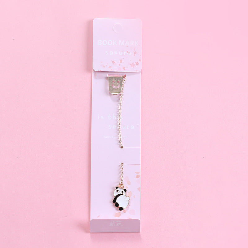 Signet pendentif en métal de dessin animé créatif