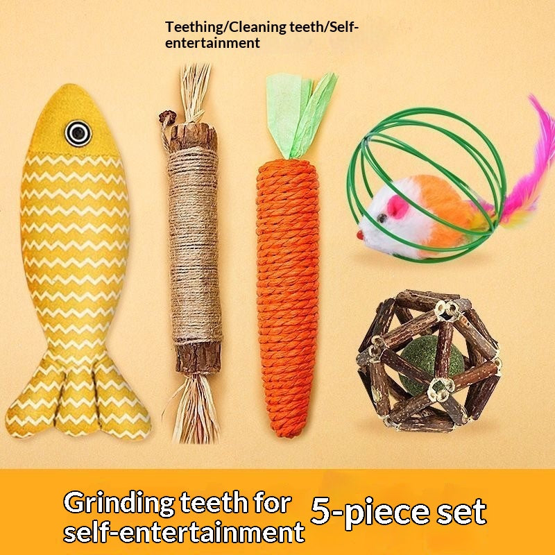 Pet Accessories Cat Toy Gift Set