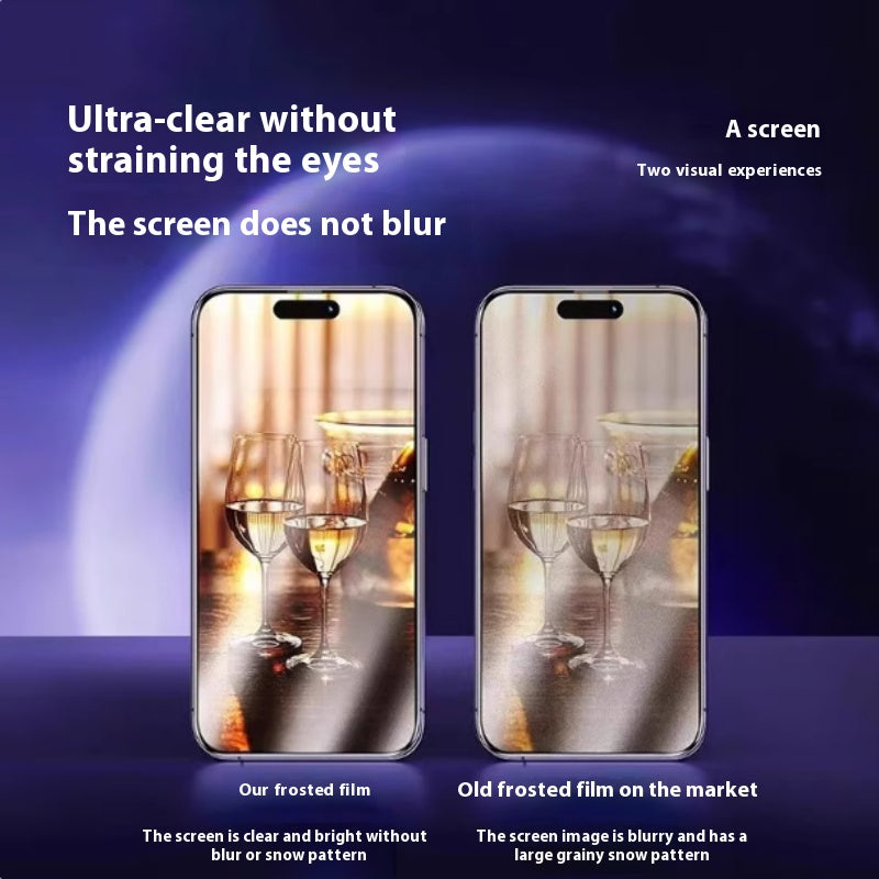 Dust-free mobile phone screen protector
