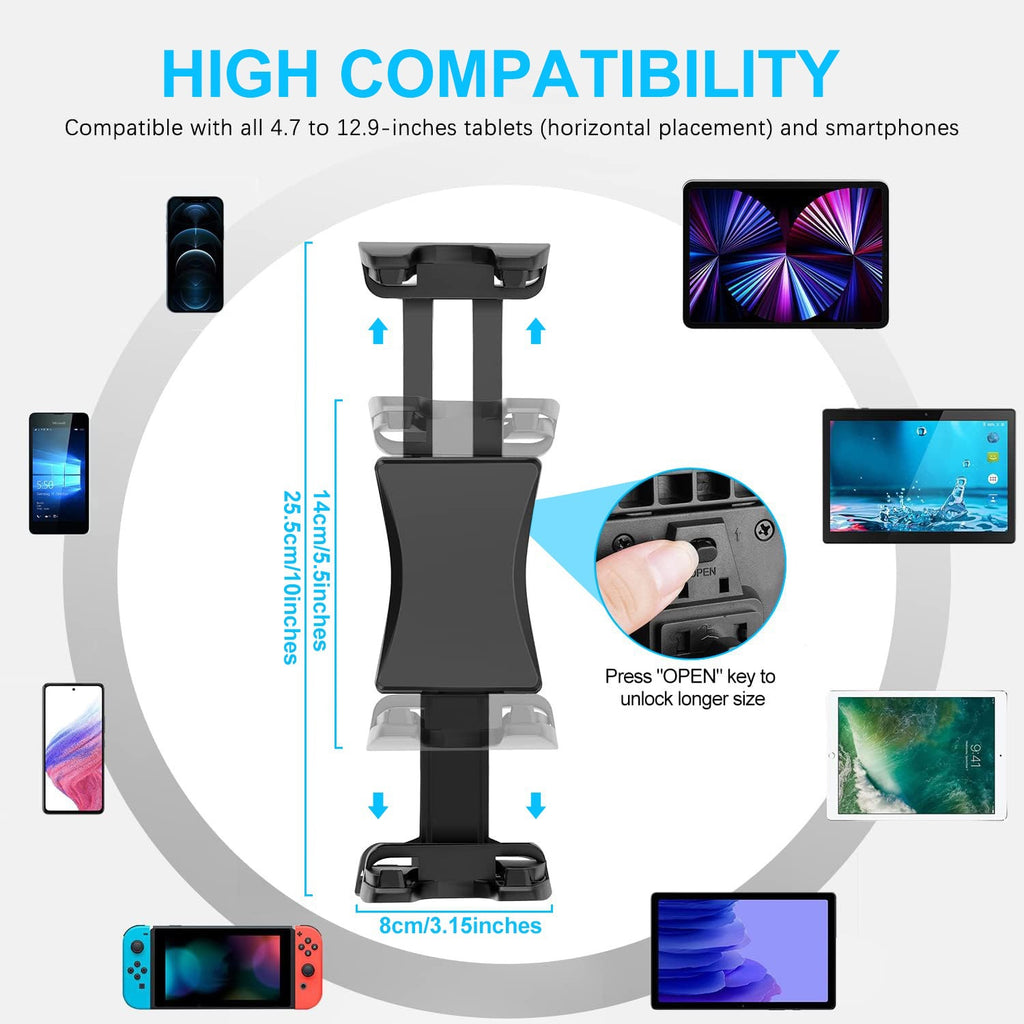 Porte-téléphone et tablette multifonctions rotatifs