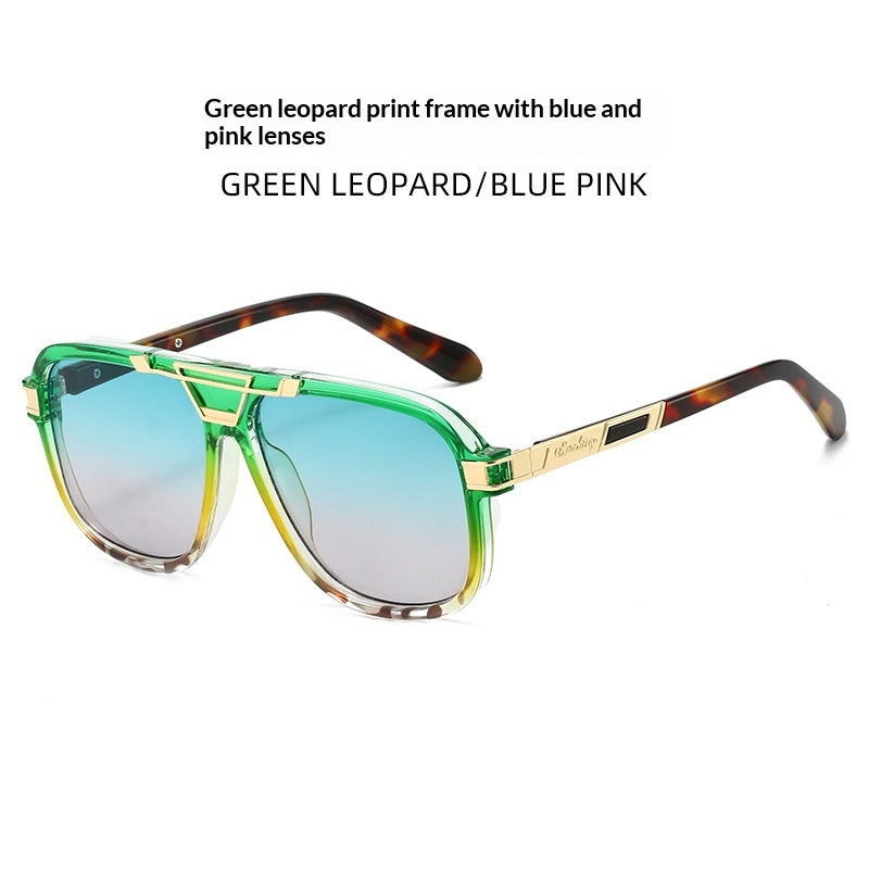 Lunettes de soleil à double faisceau stylé pour femmes