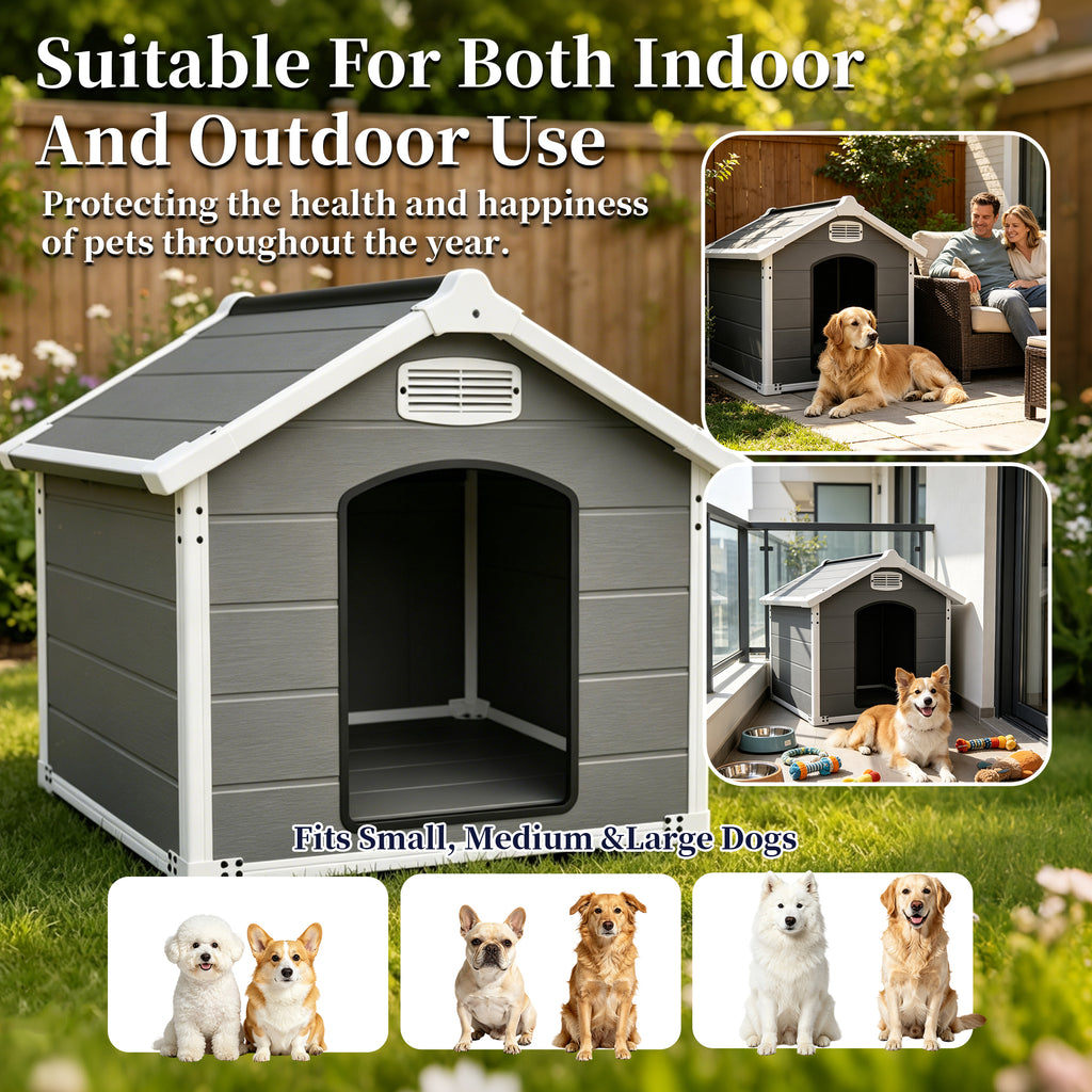 50.5" Grande maison de chiens pour grandes races