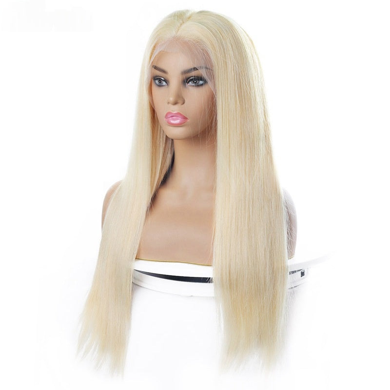 13x6 Lace Front Human Hair Straight Wig