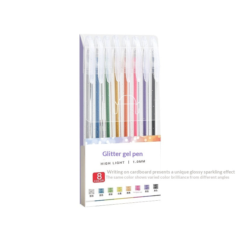 Stylos colorés de glissade Stylos brillants de Curry