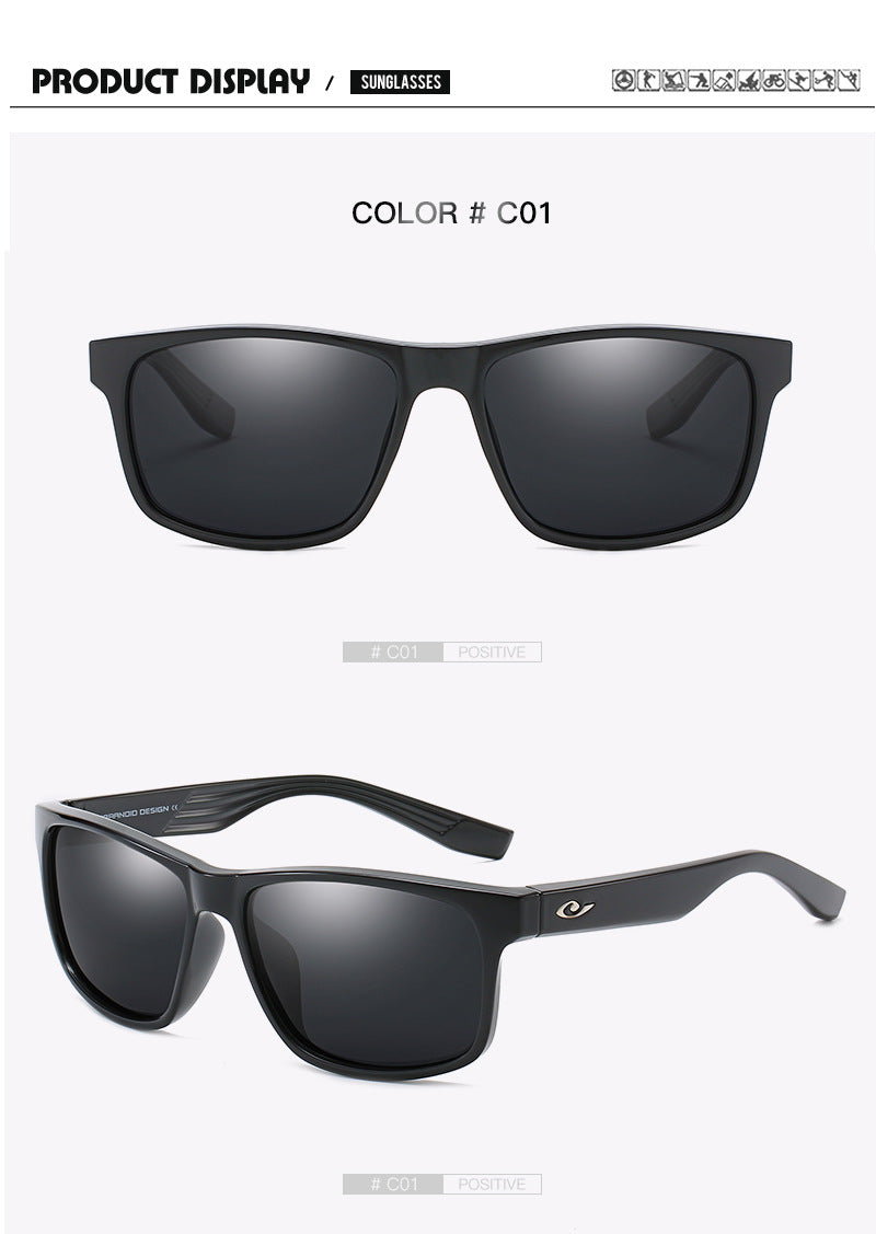 Lunettes de soleil polarisés de cyclisme sportif