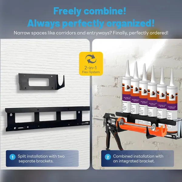 Silicone gun rack