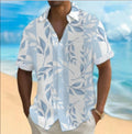 Chemise d'impression numérique hawaïenne de mode pour hommes