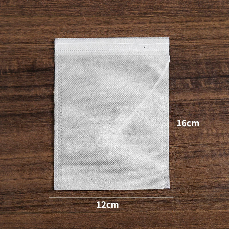 Jetable sac à thé en tissu non tissé 12*16cm ligne de dessin