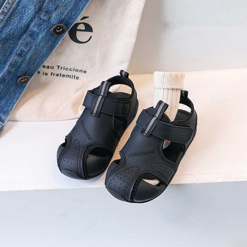 Chaussures de plage pour enfants Baotou Sandales Léger Soft Bottom pour les loisirs de filles Ba