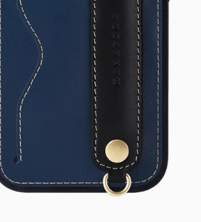 Première couche Cowhide pour les femmes 15Promax Porte-cas de téléphone Lanyard