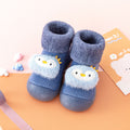 Chaussures de bébé bébé épais d'hiver Soft Bottom Indoor Non-slip
