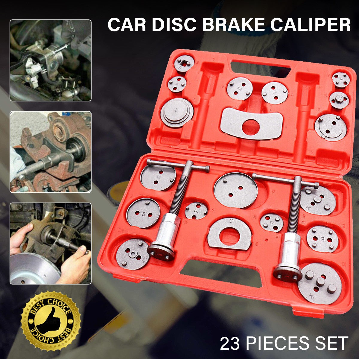 23x Ensemble d'outils de recul du vent de frein à étrier à piston de voiture universelle