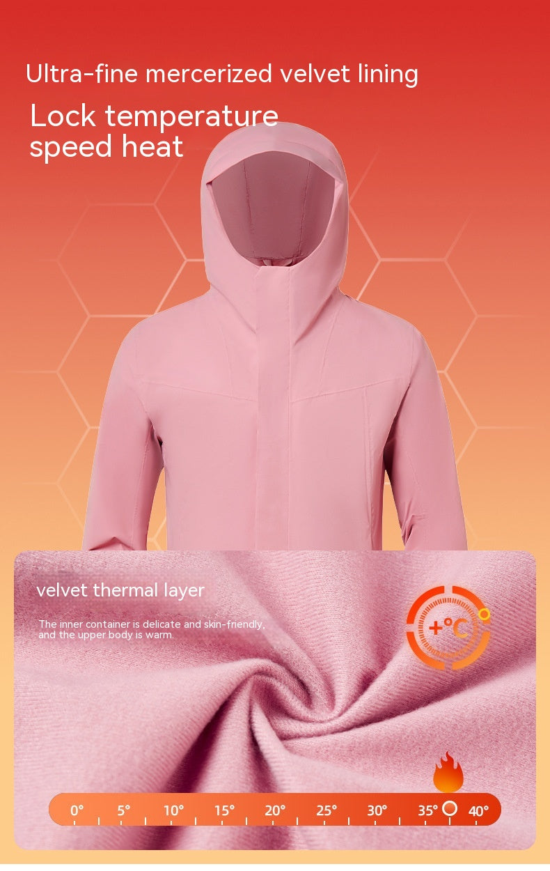 Automne hiver laine doublé chaud Soft Shell Veste Windproof Sécurité ruban réfléchissant Breathabl